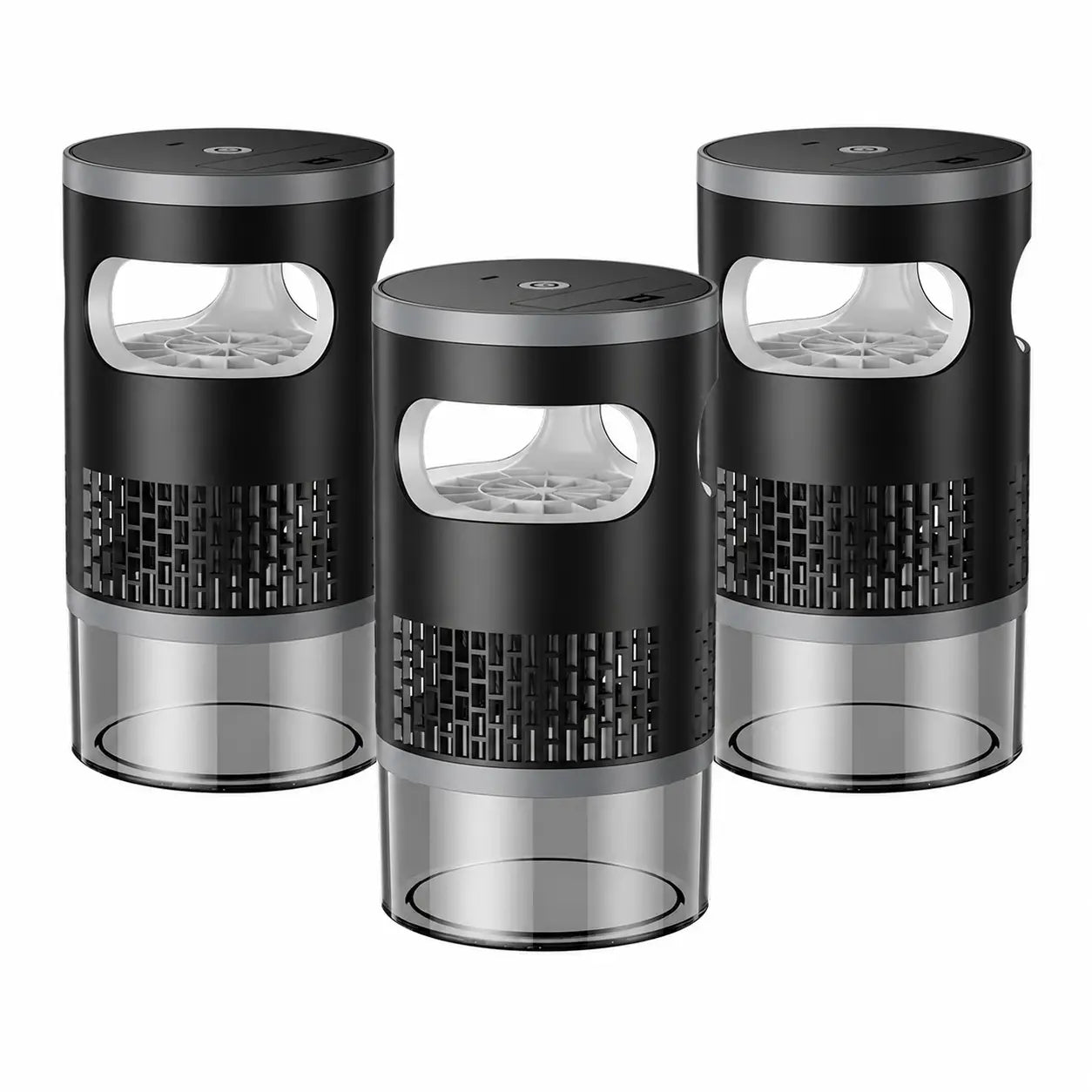 Indoor Insect Trap with Light and Suction Non Zapper Flying Bug Catcher for Mosquitoes Fruit Flies Gnats and Moths for Home Use